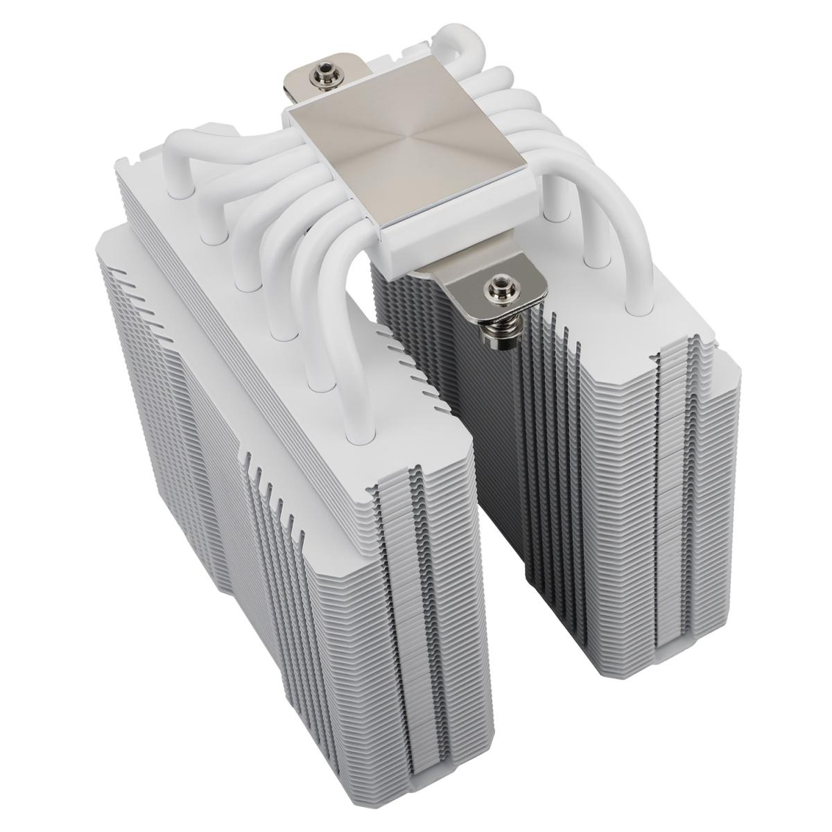 Thermalright Peerless Assassin 120 White ARGB CPU Air Cooler, Dual Tower w/ 6x 6mm Heat Pipes & High Performance Dual Fan