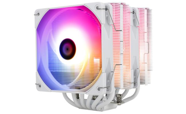 Thermalright Peerless Assassin 120 White ARGB CPU Air Cooler, Dual Tower w/ 6x 6mm Heat Pipes & High Performance Dual Fan