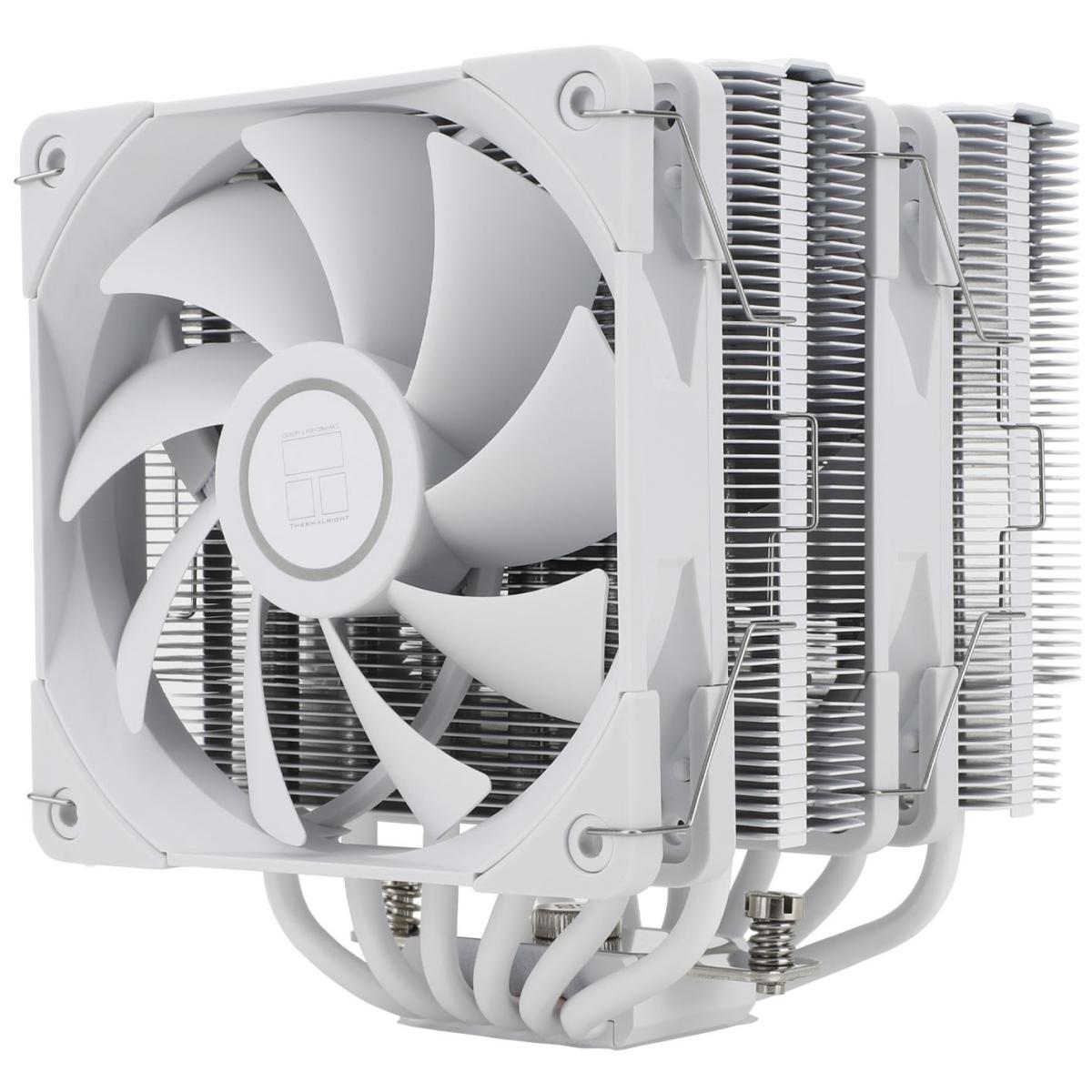 Thermalright Peerless Assassin 120 White CPU Air Cooler, Dual Tower w/ 6x 6mm Heat Pipes & High Performance Dual Fan
