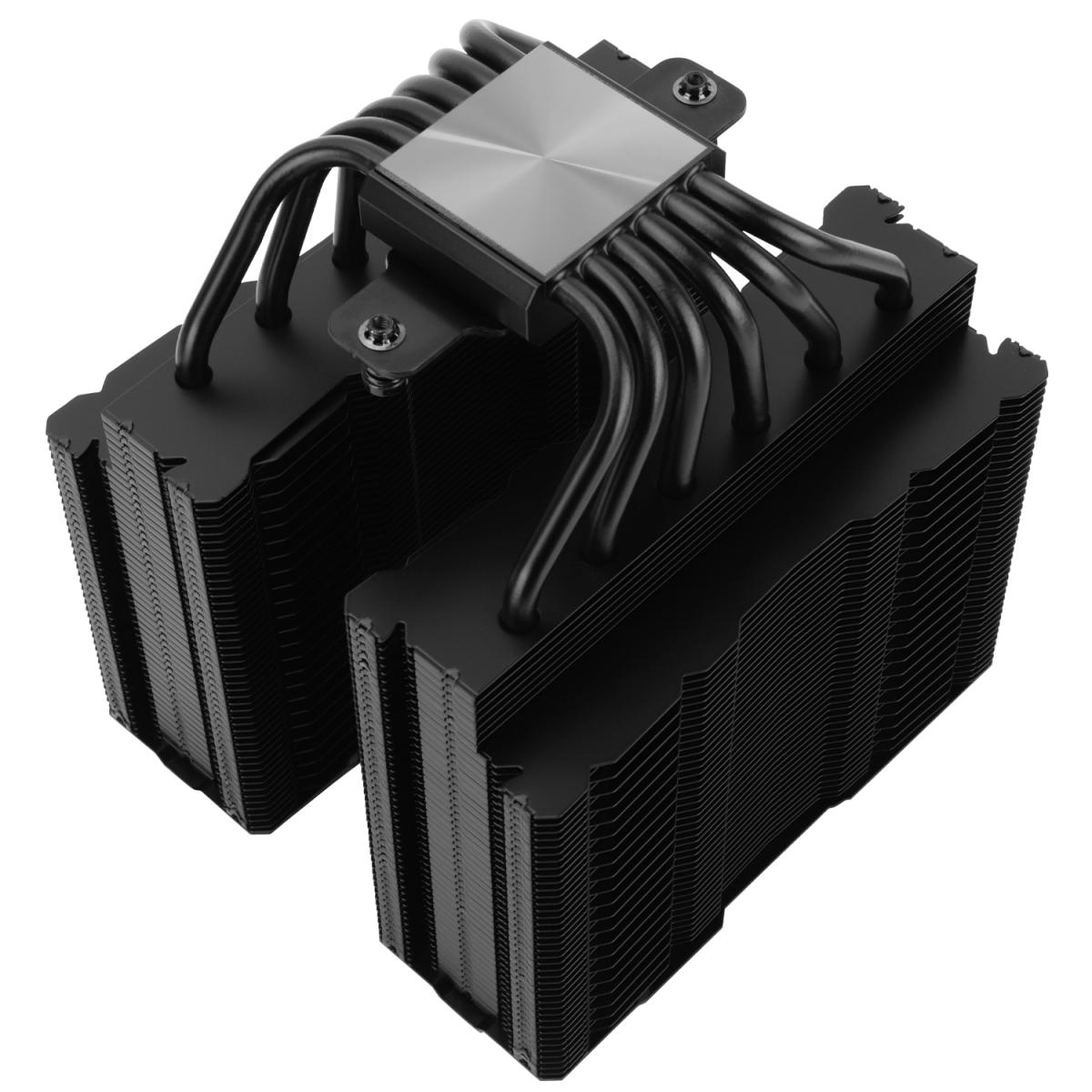 Thermalright Peerless Assassin 140 BLACK CPU Air Cooler, Dual Tower w/ 6x 6mm Heat Pipes & High Performance Dual Fan