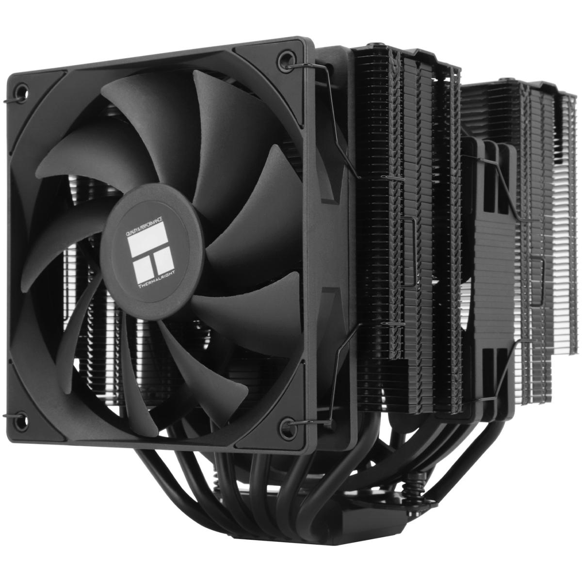 Thermalright Peerless Assassin 140 BLACK CPU Air Cooler, Dual Tower w/ 6x 6mm Heat Pipes & High Performance Dual Fan
