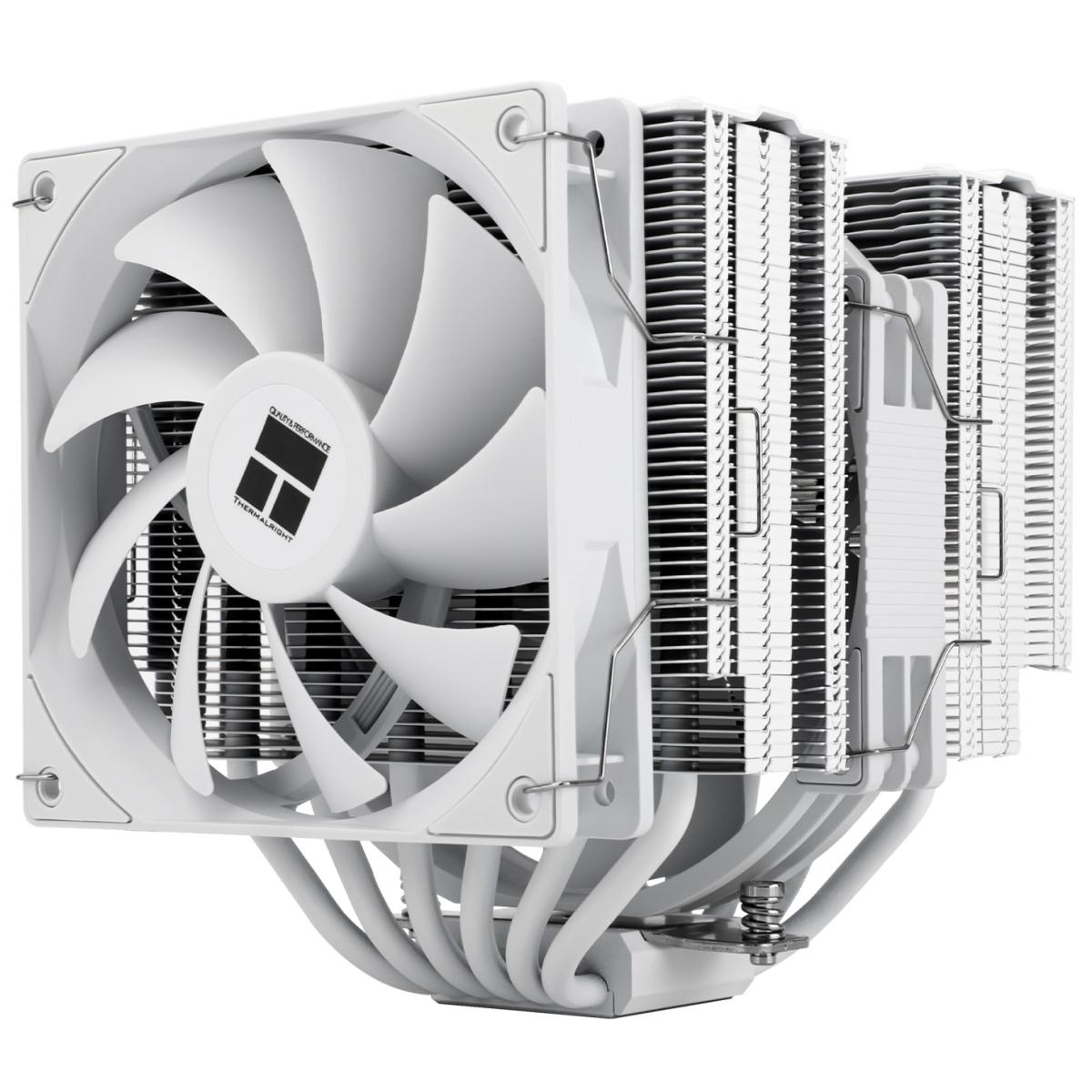 Thermalright Peerless Assassin 140 WHITE CPU Air Cooler, Dual Tower w/ 6x 6mm Heat Pipes & High Performance Dual Fan