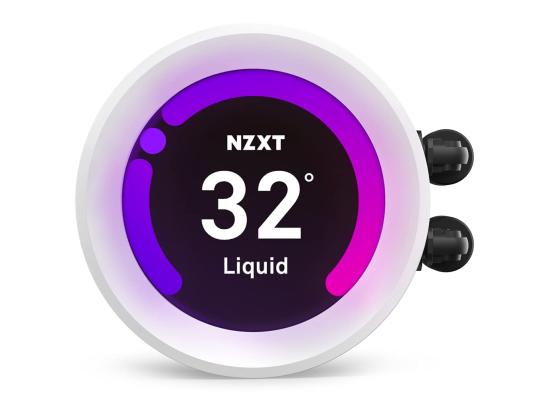 NZXT Kraken Z73 RGB (White) LCD Display All-In-One 360mm Liquid CPU Cooler w/ 3x120mm Aer RGB Fans,LGA1700 Support 12th Gen