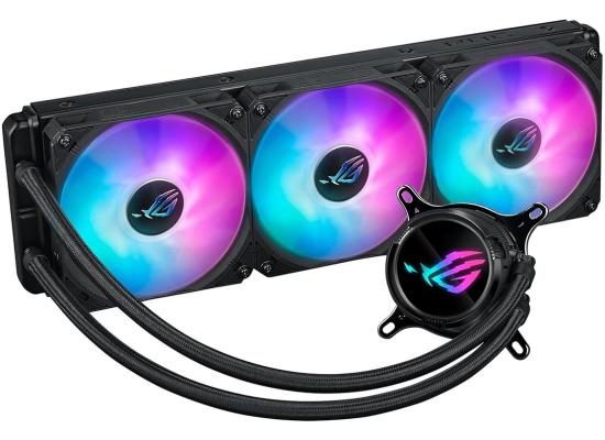 ASUS ROG Strix LC III 360 (Non LCD) ARGB All-In-One 360mm Liquid CPU Cooler, Asetek Gen7 V2 pump, w/ 3x120mm ARGB Fans