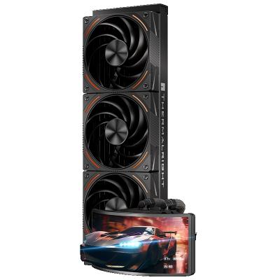 Thermalright Rainbow Vision 360 Turbo ARGB BLACK CPU Liquid Cooler, High Performance AIO TL-K12-X28-R9