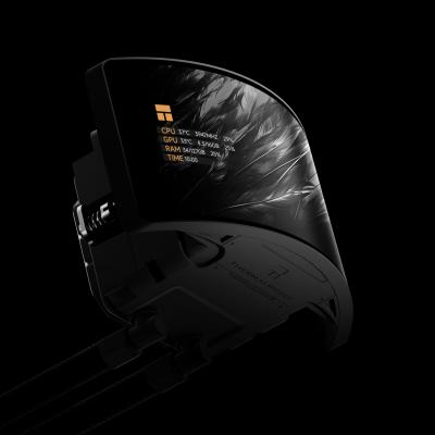 Thermalright Rainbow Vision 360 Turbo ARGB BLACK CPU Liquid Cooler, High Performance AIO TL-K12-X28-R9