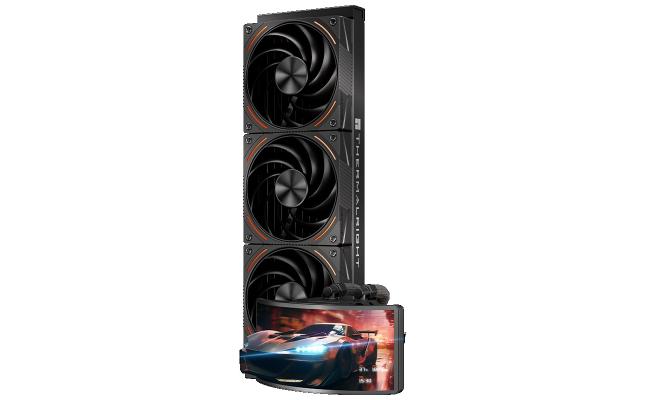 Thermalright Rainbow Vision 360 Turbo ARGB BLACK CPU Liquid Cooler, High Performance AIO TL-K12-X28-R9