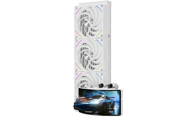 Thermalright Rainbow Vision 360 Turbo ARGB WHITE CPU Liquid Cooler, High Performance AIO TL-K12W-X28-R9