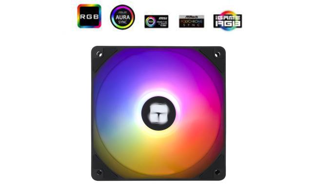 Thermalright TL-C12C-S (Black/ 3PIN ARGB) Balance Performance 120mm PWM Cooling Fan w/ S-FDB Bearing.