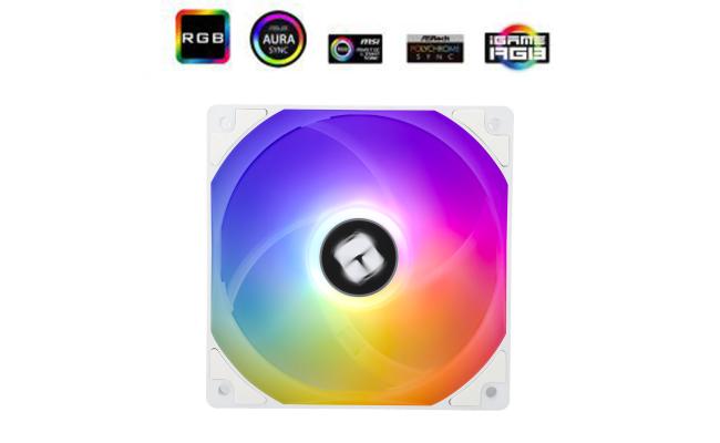 Thermalright TL-C12CW-S (White/ 3PIN ARGB) Balance Performance 120mm PWM Cooling Fan w/ S-FDB Bearing.