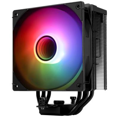 Thermalright Assassin Spirit 120 Vision ARGB BLACK CPU Air Cooler, Single Tower w/ 4x 6mm Heat Pipes & High Performance Single Fan.
