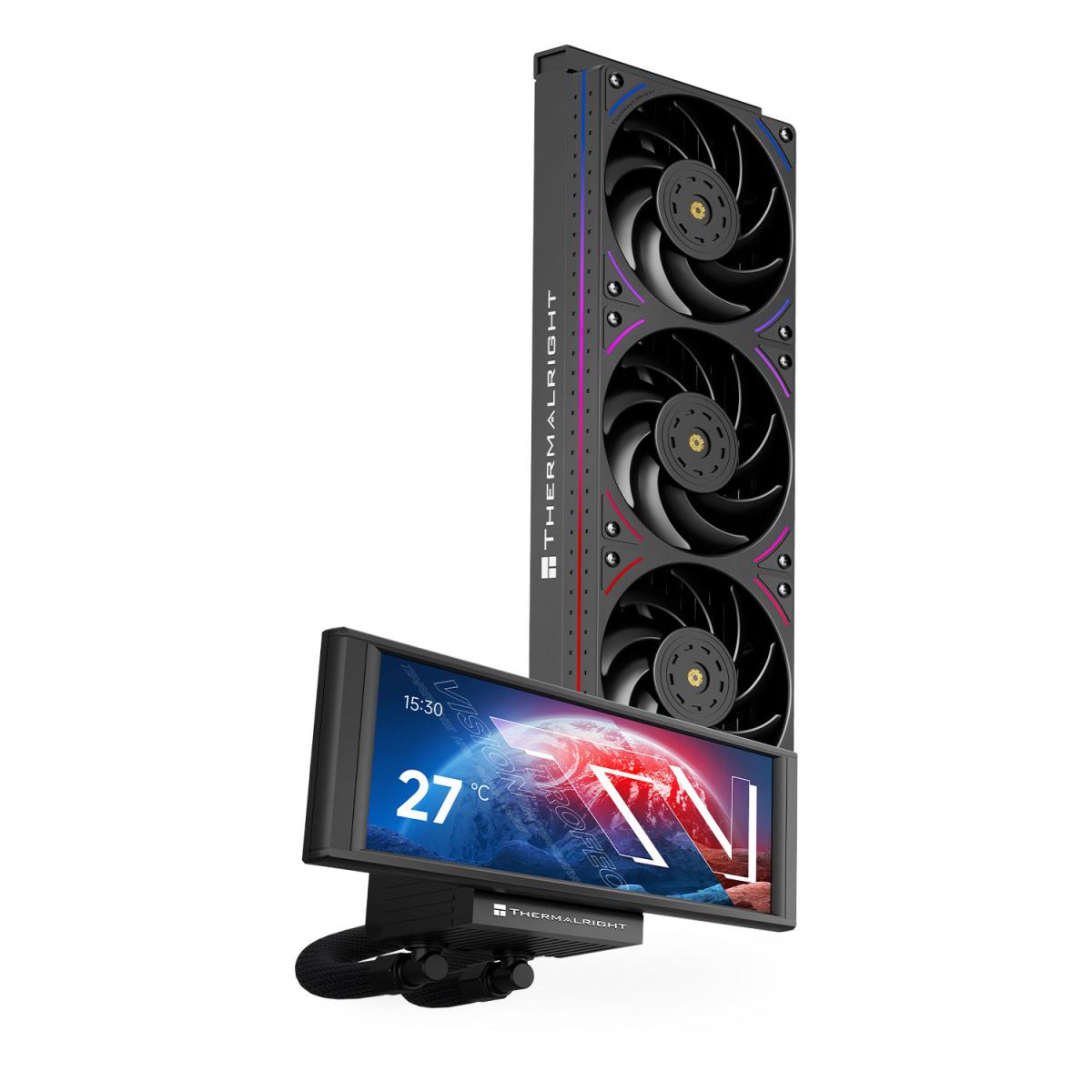 Thermalright Trofeo Vision 360 ARGB BLACK CPU Liquid Cooler w/ 6.86 Thermalright Trofeo Vision 360 ARGB BLACK CPU Liquid Cooler w/ 6.86
