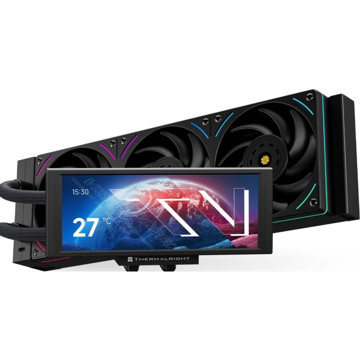 Thermalright Trofeo Vision 360 ARGB BLACK CPU Liquid Cooler w/ 6.86
