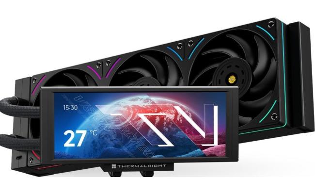 Thermalright Trofeo Vision 360 ARGB BLACK CPU Liquid Cooler, High Performance AIO TL-UB36