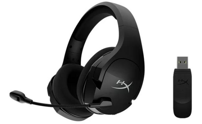 HyperX Cloud Stinger 2 Wireless (2.4GHz) LightWeight Gaming Headset w/ DTS:X Spatial 3D Audio, Noise Cancelling Mic & Adjustable Rotating Earcups For PC