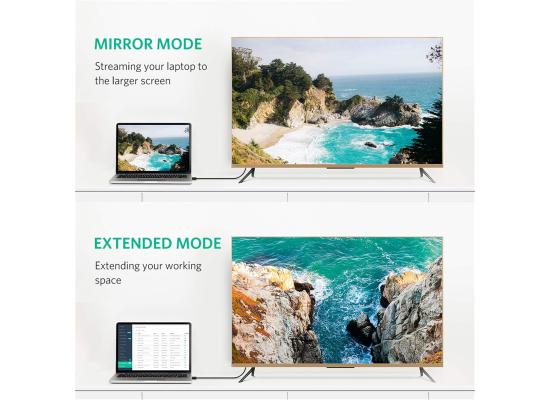 UGREEN 4K 1.2 Version Gold Plated DP to DisplayPort Cable Resolution (2M), Black (DP102)