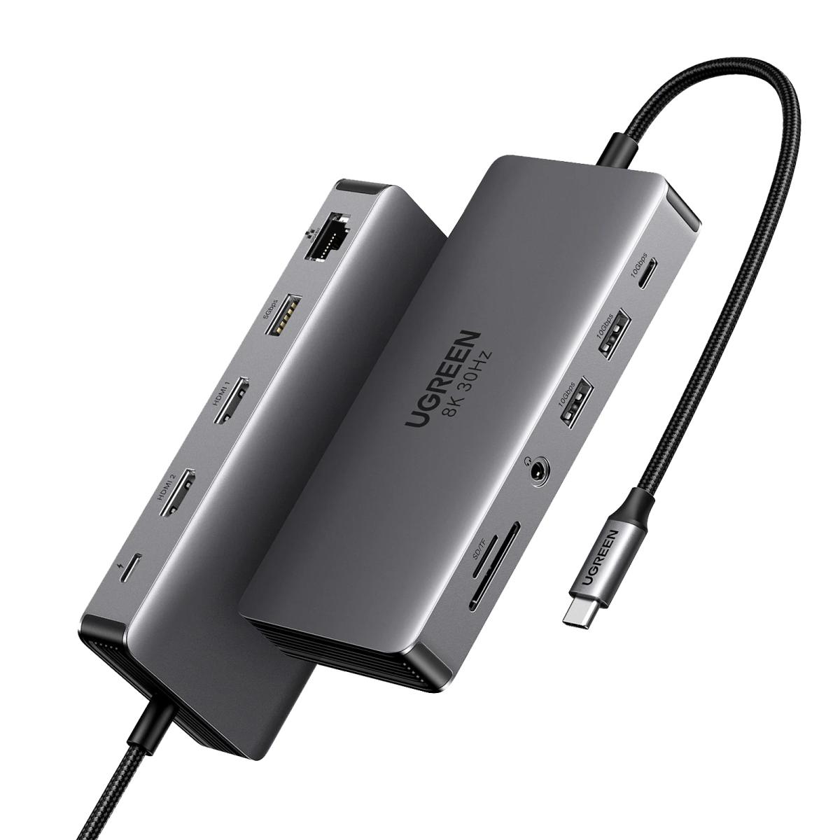 UGREEN USB-C Hub 100W, 4k 60Hz 11-in-1 CM639/45520