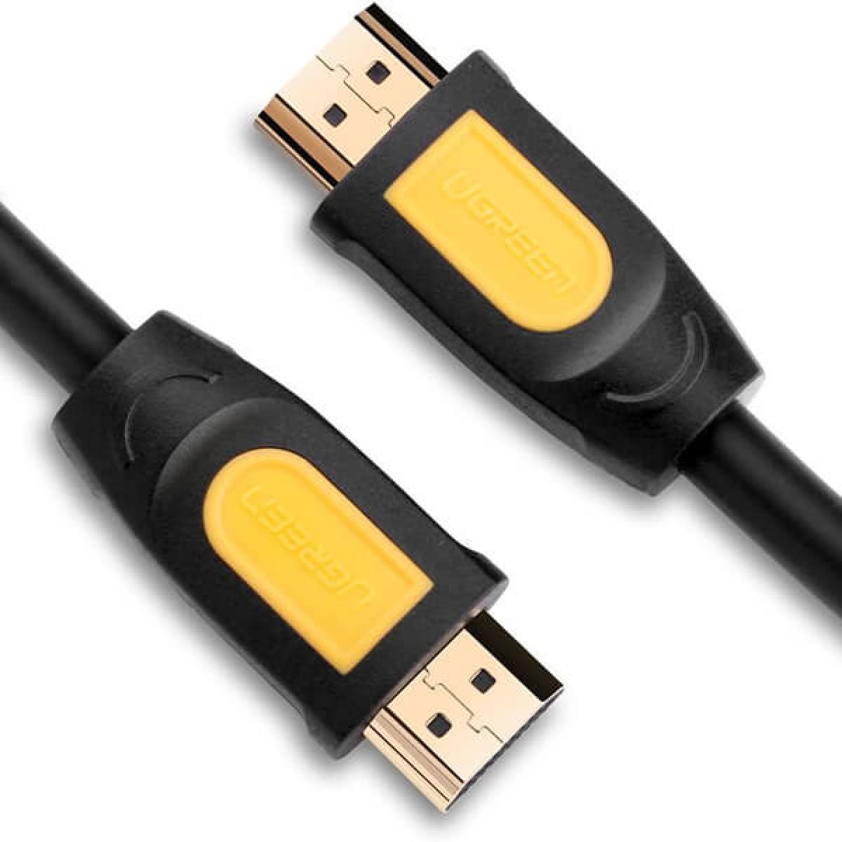 UGREEN HDMI HD10130 Cable 1.4 Full Copper 19+1 (Yellow/ Black) 3M
