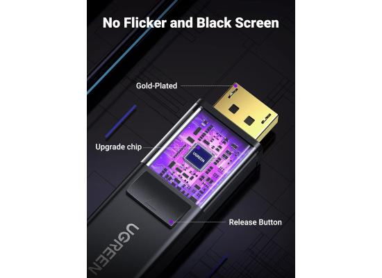 UGREEN 4K Displayport to HDMI Cable Uni-Directional UHD DP to HDMI Connector Video Display Cord for HDTV Monitor Projector Computer 6FT