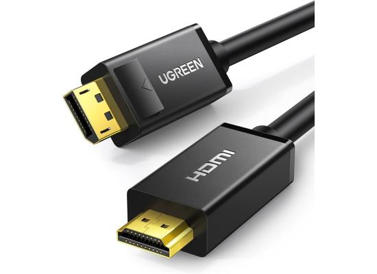 UGREEN 3M Displayport Male to HDMI Male Cable 4K UHD Uni-Directional 1080P Video For HDTV Monitor Projector PC (10203)