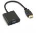 HDMI to VGA (Male to Female) Adapter With Audio