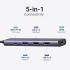 UGREEN Revodok 105 USB C Hub 5 in 1 Multiport Adapter 4K HDMI, 100W Power Delivery, 3 USB-A Data Ports, USB C Dongle for MacBook Pro/Air, iPad Pro, iMac, iPhone 15 Pro/Pro Max, XPS, Thinkpad