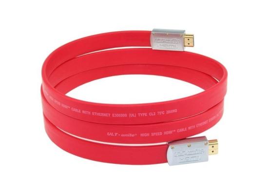 ULT-unite 4Kx2K UltraHD 2.0 Gold-plated HDMI to HDMI Flat Cable-20m (Red)