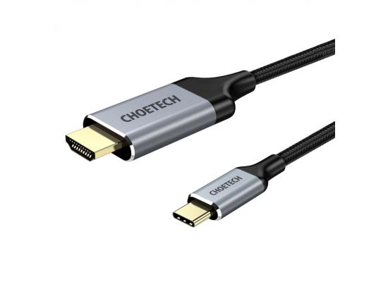 CHOETECH CH0021 USB Type-C To HDMI Up To 4K@60Hz Delivering High Audio & High Definition Video - 1.8M 
