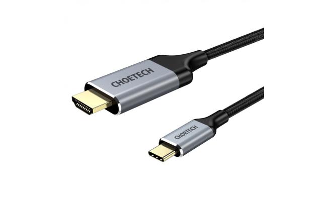 CHOETECH CH0021 USB Type-C To HDMI Up To 4K@60Hz Delivering High Audio & High Definition Video - 1.8M