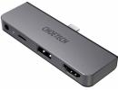 CHOETECH HUB-M13 4 IN 1 USB Type-C ADAPTER HUB WITH 4K HDMI, 60W PD POWER, USB 2.0, 3.5mm Audio Jack