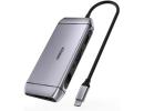 CHOETECH HUB-M15 9 IN 1 USB Type-C ADAPTER HUB WITH 4K HDMI, 100W PD POWER, 3 USB 3.0, RJ45 ETHERNET, 60HZ VGA, SD/TF CARD READER
