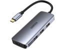 CHOETECH HUB-M19 7 IN 1 USB Type-C ADAPTER HUB WITH 4K HDMI, 100W PD POWER, 2 USB 3.0, SD/TF CARD READER