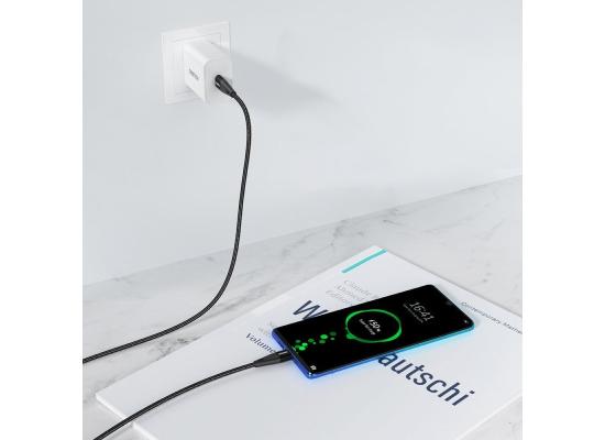 CHOETECH XCC-1003 USB Type-C, USB 2.0 Hi-Speed Cable, Rapid Charging 5A Up To 60W Max - 1.2M