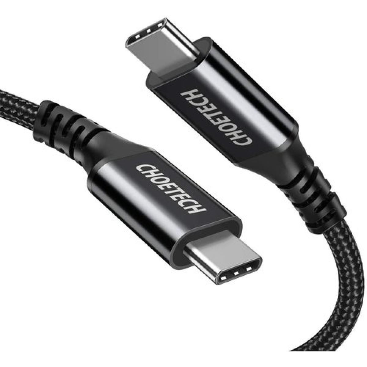 CHOETECH XCC-1007 USB Type-C 3.1 GEN2 Cable Up To 4K@60Hz & Rapid Charging 20V 5A Up To 100W Max - 2M