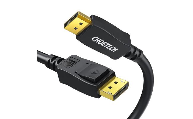 CHOETECH XDD01 DISPLAY PORT CABLE Up To 8K@60Hz w/ 32.4Gbps Bandwidth Transmission Speed - 2M