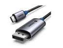  UGREEN  USB C Male To Display Port Male Support Up To 8K@60Hz 2M (Gray)