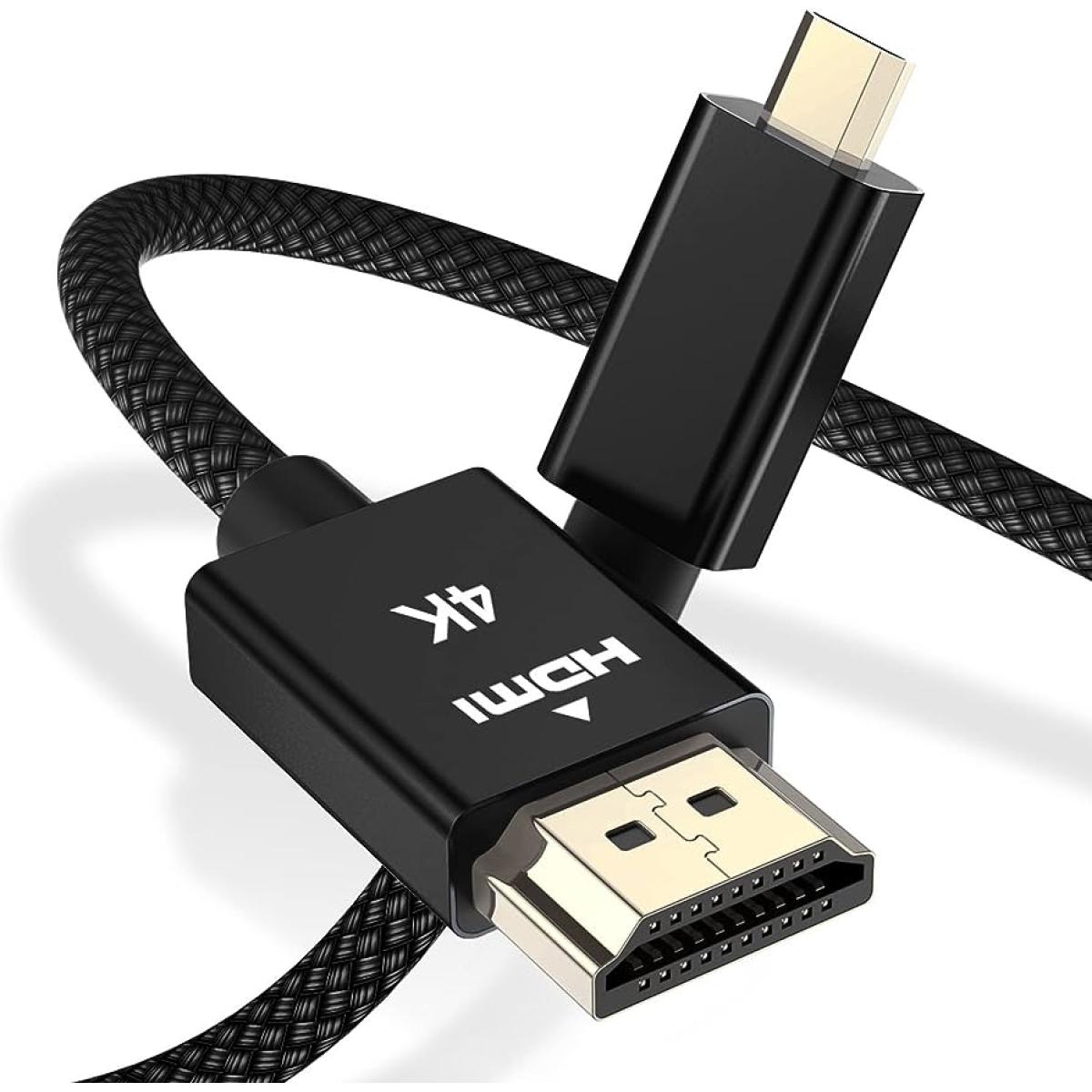 D-Link HDMI 2.0 Cable Up To 4K@60, Nylon braided, 180 Degree, Gold plated- 1.5M