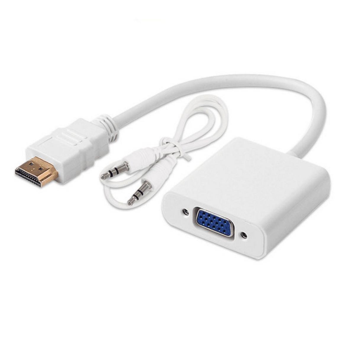 HDMI to VGA (Male to Female) Adapter With Audio