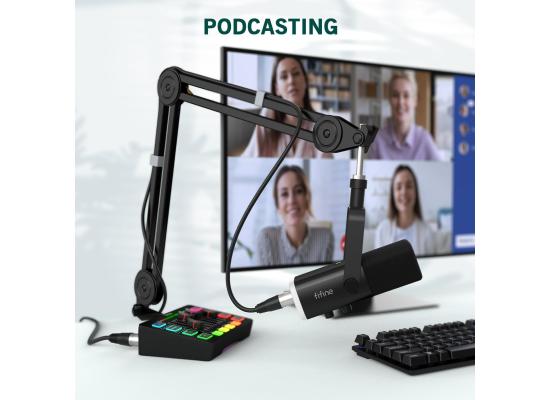 Fifine L9 XLR Cable With 10 Feet Length For Connecting Any Xlr Mics With Any Xlr Interfaces Or Audio Mixers