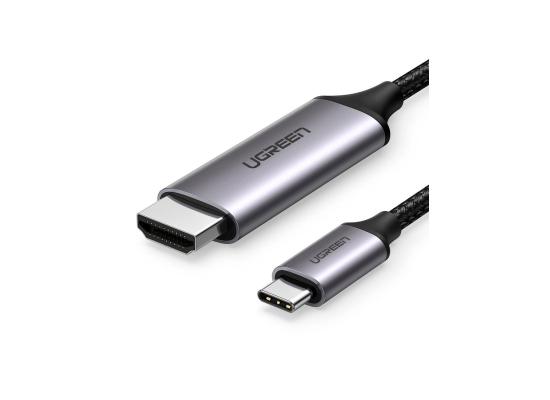 UGREEN (MM142) USB C Male to Male Cable Aluminum 1.5m (Gray Black)