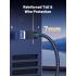 UGREEN Cat 8 Ethernet Cable 15M, High Speed Braided 40Gbps 2000Mhz Network Cord Cat8 RJ45 Shielded Indoor Heavy Duty LAN Cables Compatible for Gaming PC PS5 PS4 PS3 Xbox Modem Router 15M