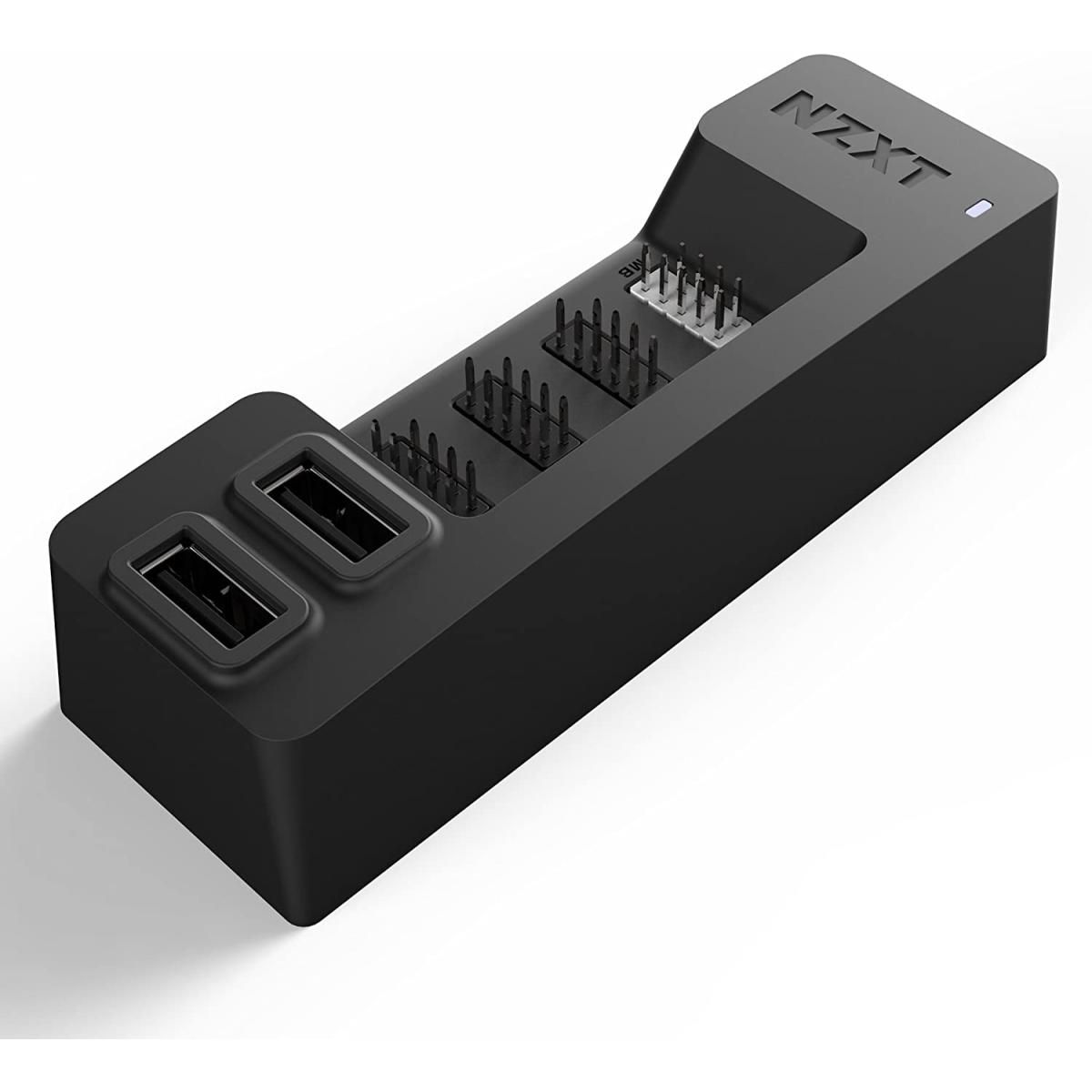 NZXT Internal USB Hub Expands 5 USB 2.0 Ports Molex Connection Plug and Play
