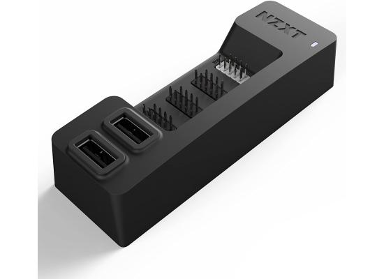 NZXT Internal USB Hub Expands 5 USB 2.0 Ports Molex Connection Plug and Play