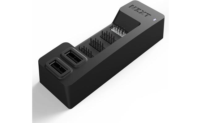 NZXT Internal USB Hub Expands 5 USB 2.0 Ports Molex Connection Plug and Play