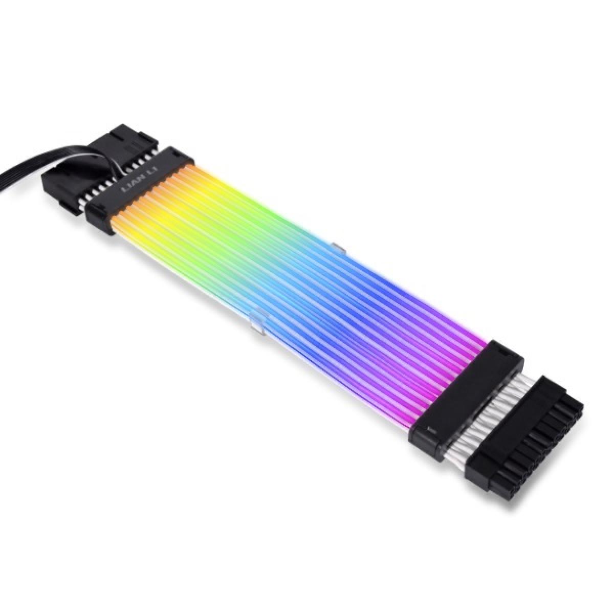 LIAN LI Strimer Plus V2-Slim ARGB PSU (24) PIN EXtension Connector Cable w/ Controller For L-Connect 3