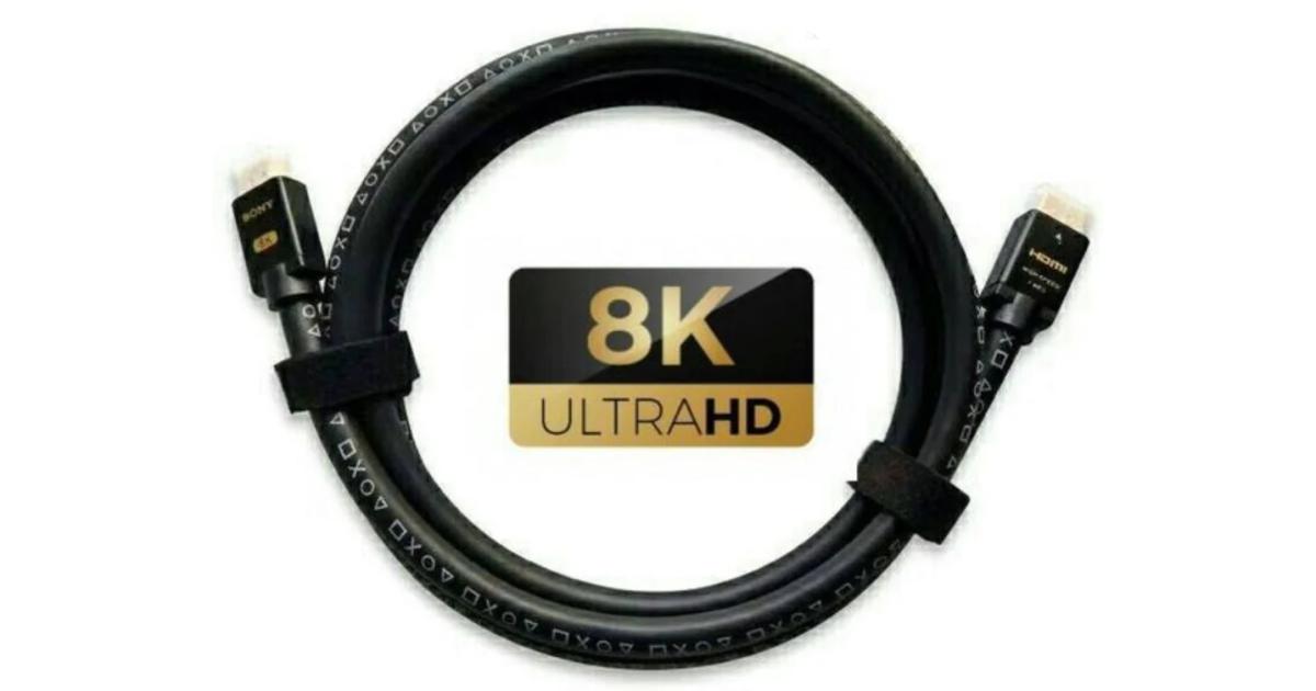 Sony HDMI 2.1 Ultra High Speed Flat Cable Up To 8K60 , 4K120Hz, 180