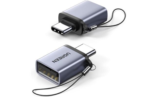UGREEN USB-C Adapter, USB-C Male to USB 3.0 Female Adapter for MacBook Pro, iPhone 15 Plus, iPad Pro and More Type-C or Thunderbolt 3 Devices