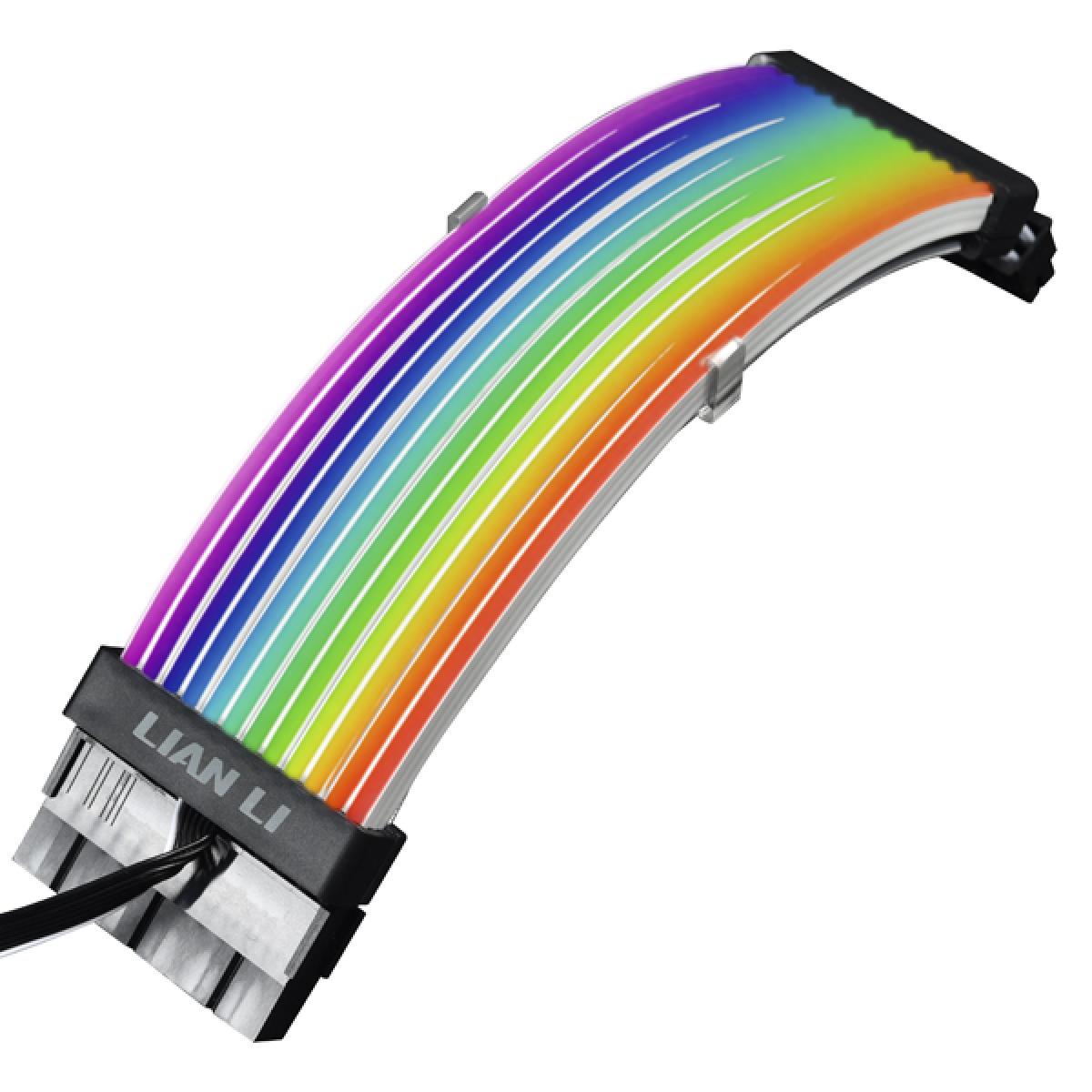 LIAN LI STRIMER PLUS SERIES - ARGB PSU 24 PIN EXTENSION CONNECTOR CABLE + CONTROLLER FOR MODES