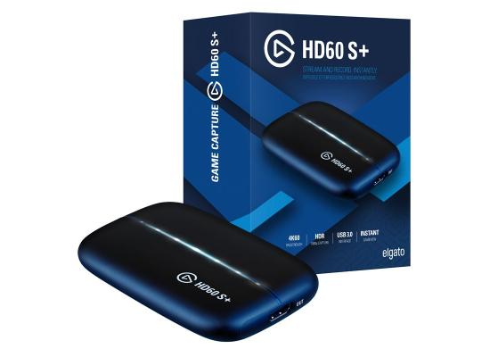 Elgato HD60 S+ Capture Card 1080p60 HDR10 capture, 4K60 HDR10 zero-lag passthrough, ultra-low latency, PS5, PS4/Pro, Xbox Series X/S, Xbox One X/S, USB 3.0