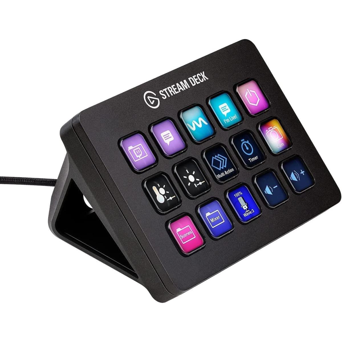 Corsair Elgato Stream Deck MK.2 Studio Controller w/ 15 Customizable LCD keys, For PC & Mac USB 2.0